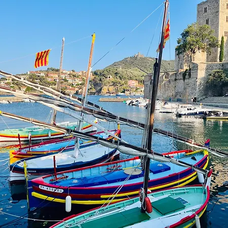 Ferienwohnung Vue Exceptionnelle Sur La Baie De Collioure Exterior foto