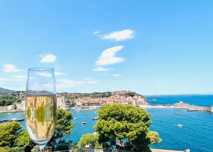 Vue Exceptionnelle Sur La Baie De Collioure